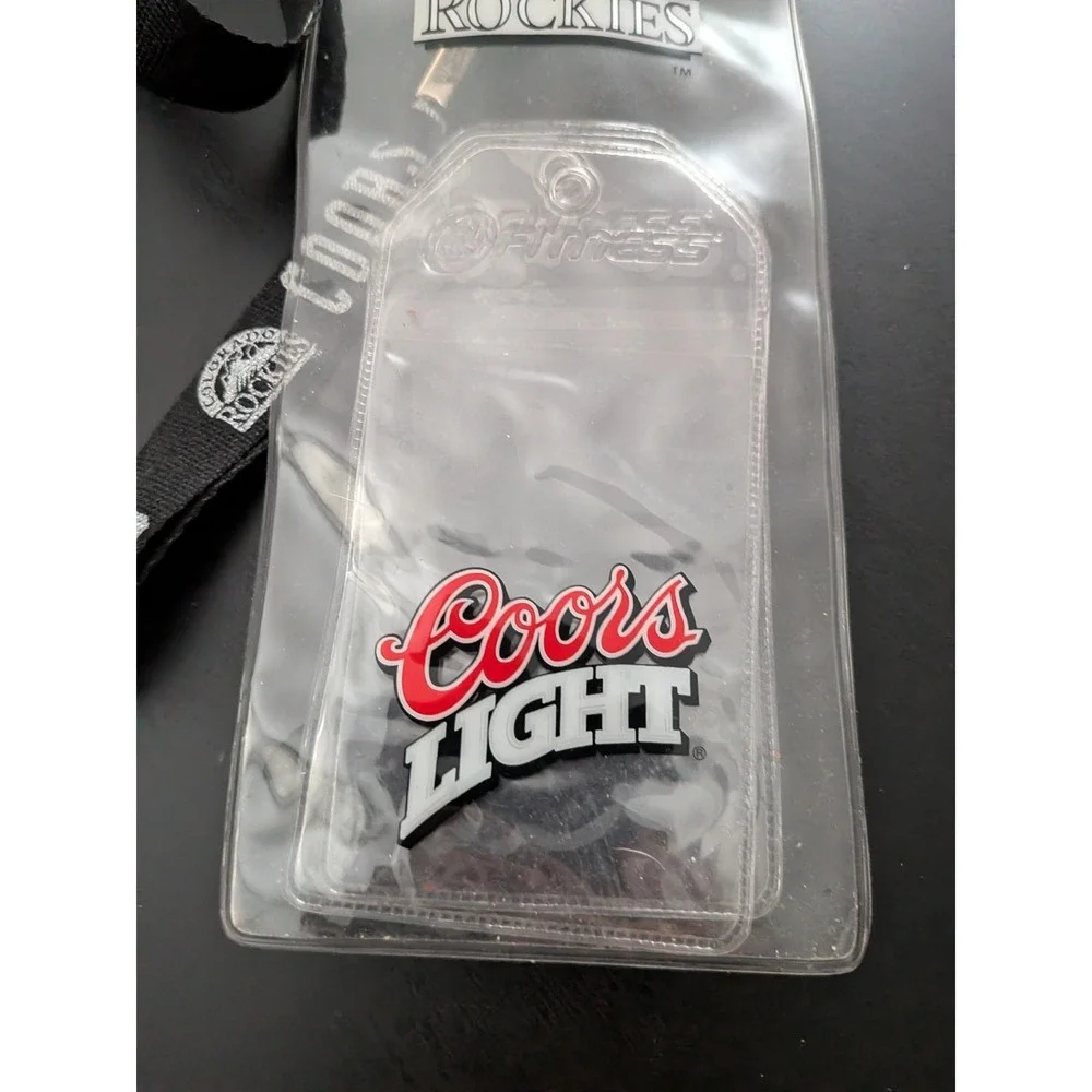 MLB Colorado Rockies Coors Field Lanyard + Clubhouse ID‎ Pouch